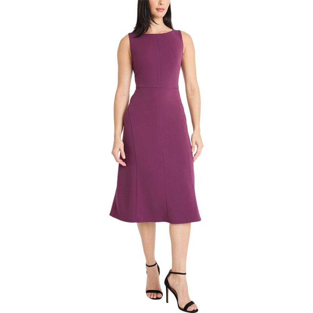 Maggy London Womens Sleeveless Scuba Crepe Dress
